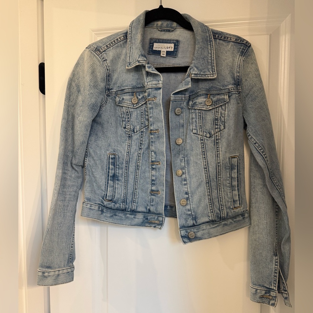 LOFT Light Blue Denim Jacket
